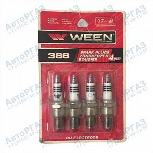 Комплект свечей зажигания "wееn" (блистер), арт. .WEEN386